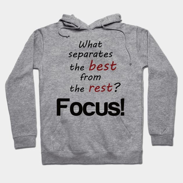 focus and mindset motivation Hoodie by SpassmitShirts